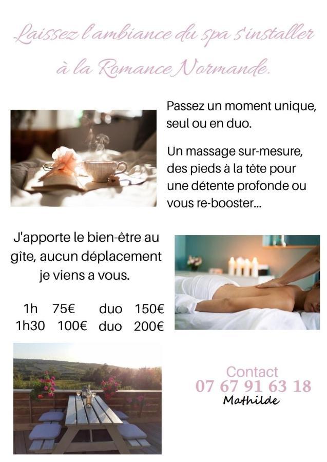 La Romance Normande Gite Balneo, Massages, 2 Pers. Les Authieux-sur-Calonne Exterior photo